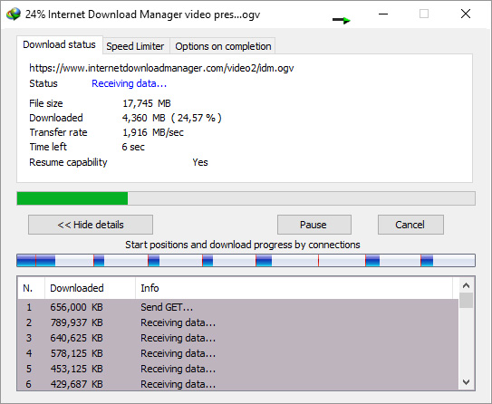 Internet Download Manager IDM 6.40 Build 8  + Serial Number