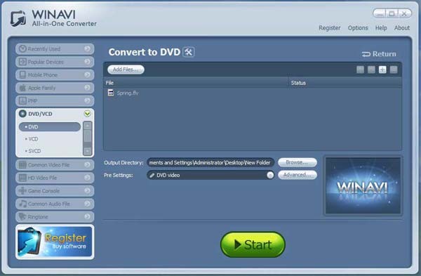 WinAVI All in One Converter Registered Email + Registration Code
