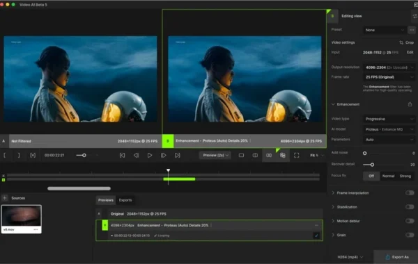Download Topaz Video Enhance AI Crack 7.1.6 Version