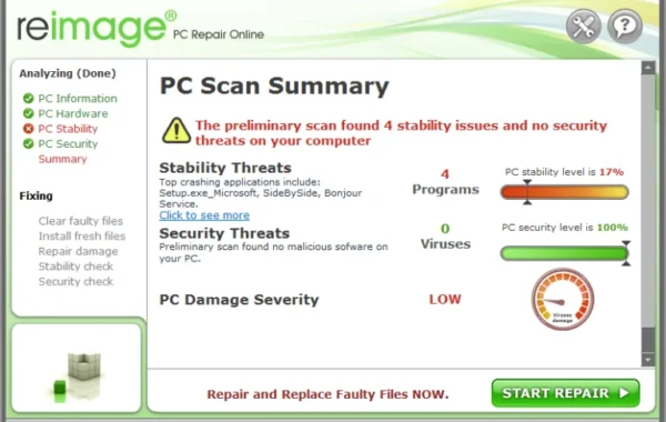 Chave De Linceça Do Reimage Pc Repair